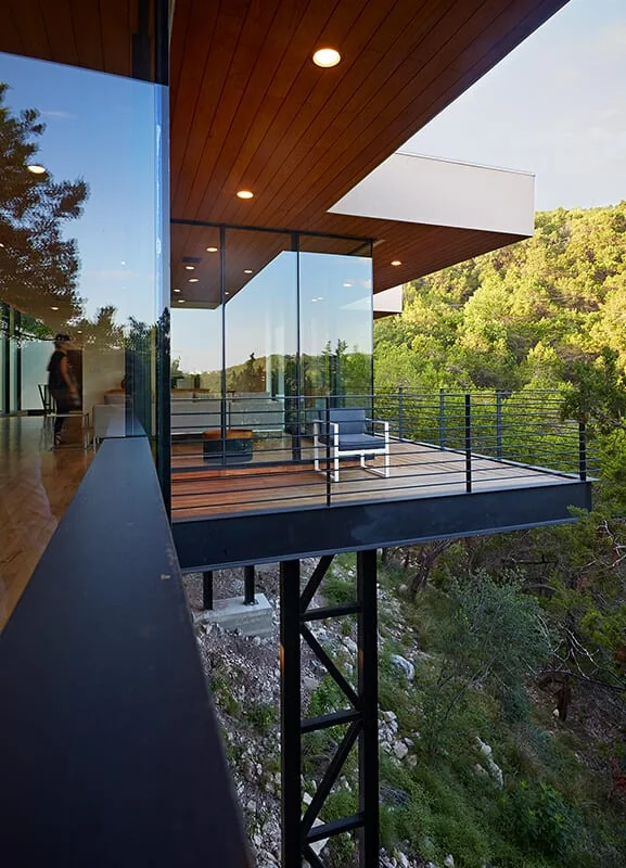 FIG. 03 — CANTILEVERED DECK OVER CANYON