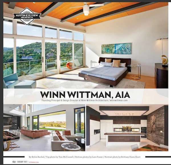 Winn Wittman featured in Tribeza Magazine’s February edition.